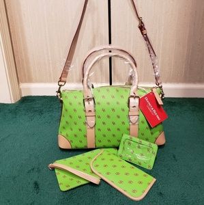 BRAND NEW DOONEY & BOURKE DOMED SATCHEL